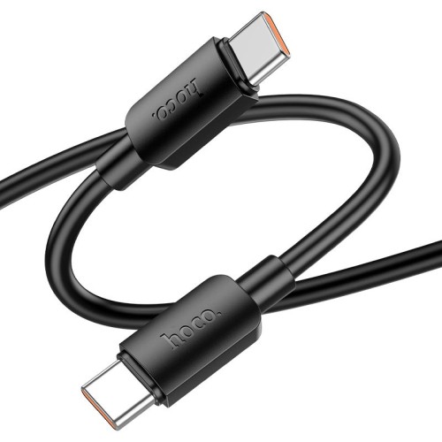 Usb Кабель-зарядка Type-C на Type-C Hoco X96 100W 5A 1м черный