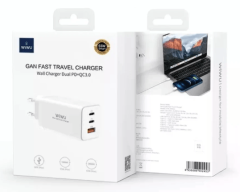 Сетевое зар. устр. WIWU 1USB/2C 65W X-TR-259AEU белое