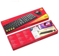 Набор клавиатура+мышь проводной Borofone BG6 черный