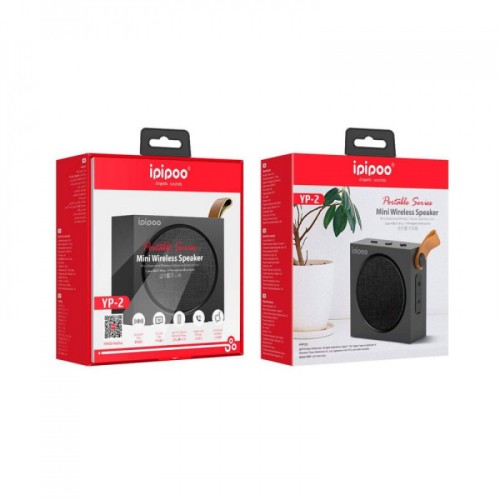 Bluetooth колонка Ipipoo YP-2 BT5.0/1800mAh/8ч/3Вт/IPX5 черная