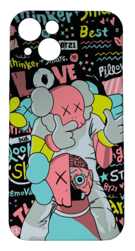 Чехол-накладка i-Phone 14 6.1" Luxo рисунок №18