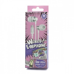 Наушники с микрофоном Remax RM-512a Type-C серебристые