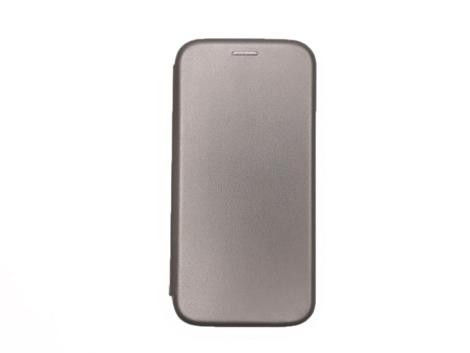 Чехол-книжка Xiaomi redmi Note 8Т Fashion Case кожаная боковая серая