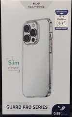 Накладка для i-Phone 14 Pro Max Keephone тонкий прозрачный