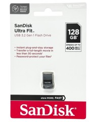 3.0 USB флеш накопитель SanDisk CZ430 Ultra Fit 128GB Ultra (SDCZ430-128G-G46) черный