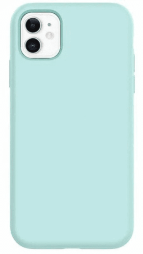Чехол-накладка  i-Phone 11 Silicone icase  №17 бирюзовая