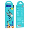 Usb Кабель-зарядка Type-C Hoco X86 3A 1м мягкий силиконовый черный
