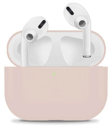 Силиконовый чехол для AirPods бежевый