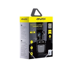 Беспроводные наушники TWS Awei T26 BT5.0/35mAh (600mAh)/3ч белые