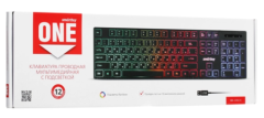 Клавиатура проводная с подсветкой Smartbuy ONE 240 USB черная (SBK-240U-K)/20
