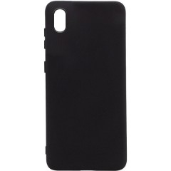 Накладка для Samsung Galaxy A10 Silicone cover без логотипа черная
