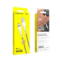 Usb Кабель-зарядка Type-C Borofone BX25 1м 3A белый