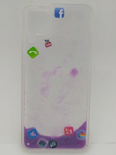 Накладка для Huawei Honor P40 Lite переливающийся с рисунками