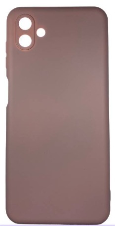 Накладка для Samsung Galaxy A04 Silicone cover без логотипа пудро