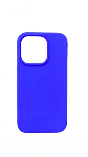 Чехол-накладка i-Phone 14 Pro Silicone icase №40 ярко-синяя